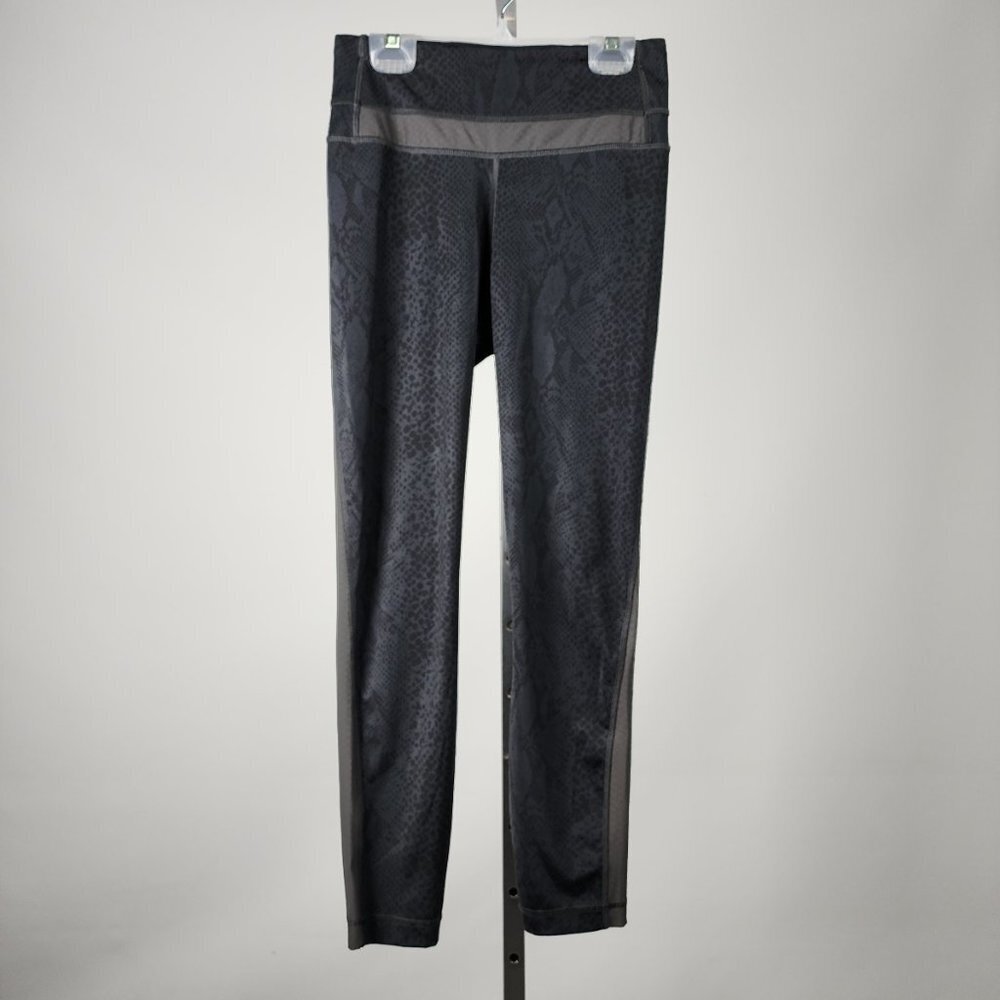 Lululemon Light Speed Tight Luxtreme Desert Snake Deep Coal Leggings Size 4